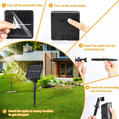 Outdoor Solar String Lights: 7M/12M/22M/32M LED Twinkle Fairy Lights for Christmas and Patio Decor