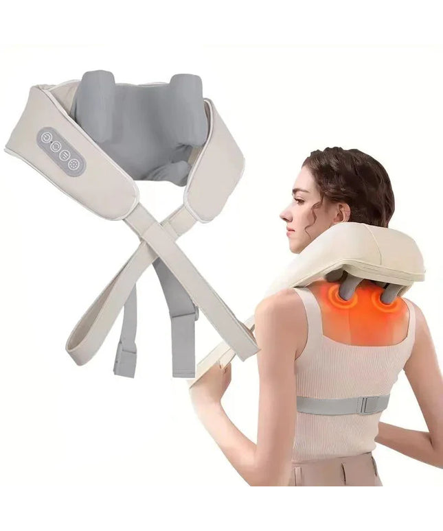 Multi-Functional U-Shaped Kneading Massage Cape: Cervical Spine and Shoulder Massager