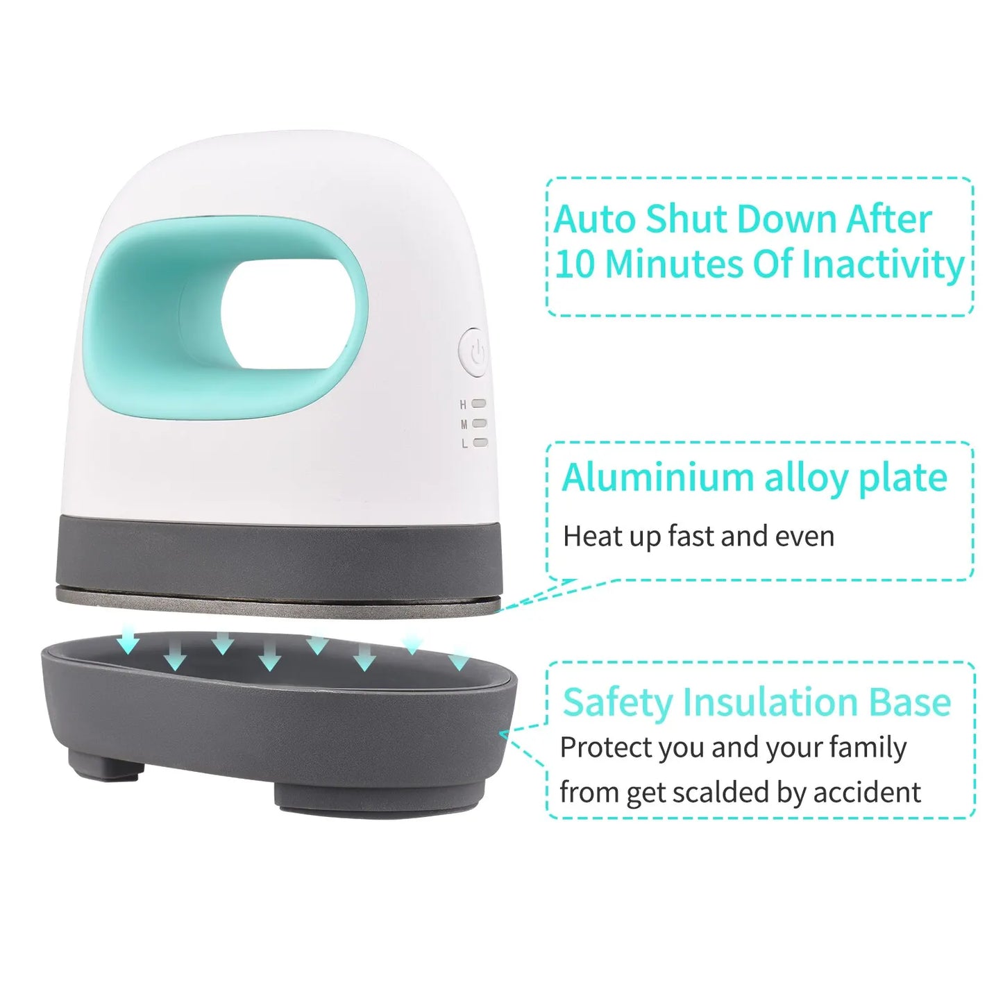 Portable Mini Iron Heat Press Machine: Short Sleeve DIY Hot Stamping for T-Shirt Transfers