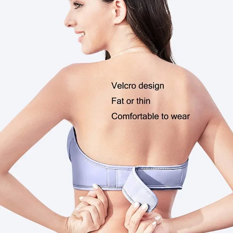 Electric Breast Massager: Wireless Bra for Enhancement and Hot Compress