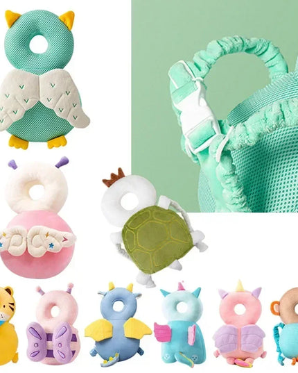 Toddler Head Protector Cushion: Cartoon Angel Bee Safety Pad for 1-3 Year Olds