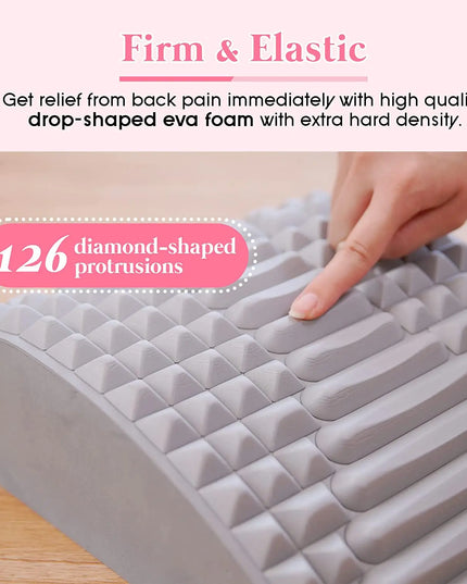 Chronic Back Pain Treatment: Stretcher Pillow for Lumbar Support and Neck Relief