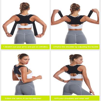 Posture Corrector Back Brace: Adjustable Shoulder Support for Improved Back Health