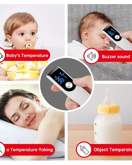 LCD Infrared Fever Thermometer: Non-Contact Body Temperature Measurement for All Ages