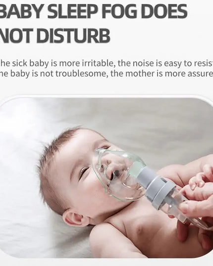 Portable Outdoor Nebulizer: Silent Mesh Mini Inhaler for Asthma Relief in Kids and Adults
