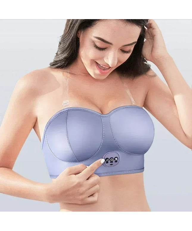 Electric Breast Massager: Wireless Bra for Enhancement and Hot Compress