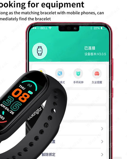 Multi-Function M6 Smart Bracelet: Waterproof Sports Watch with Fitness Tracking Features