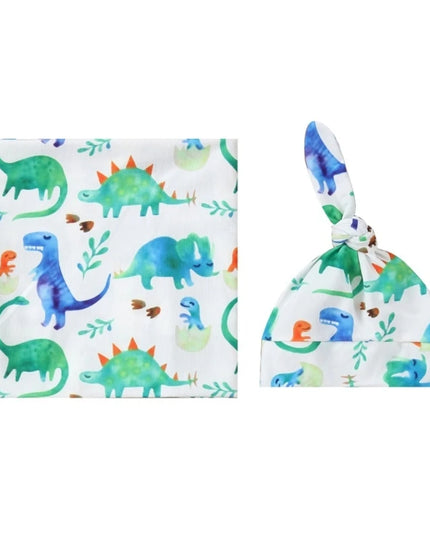 Baby Swaddle and Hat set