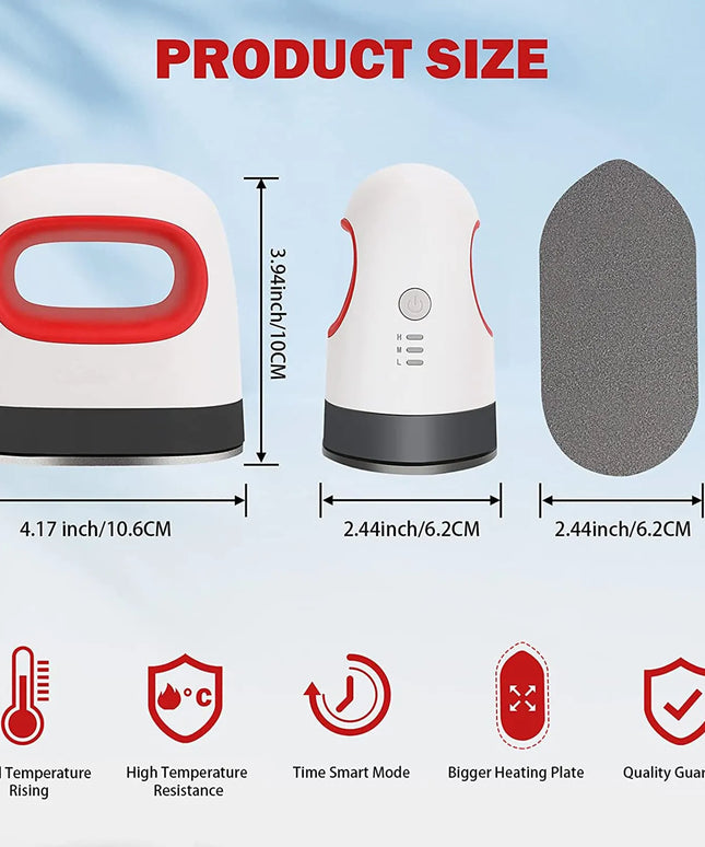 Portable Mini Iron Heat Press Machine: Short Sleeve DIY Hot Stamping for T-Shirt Transfers