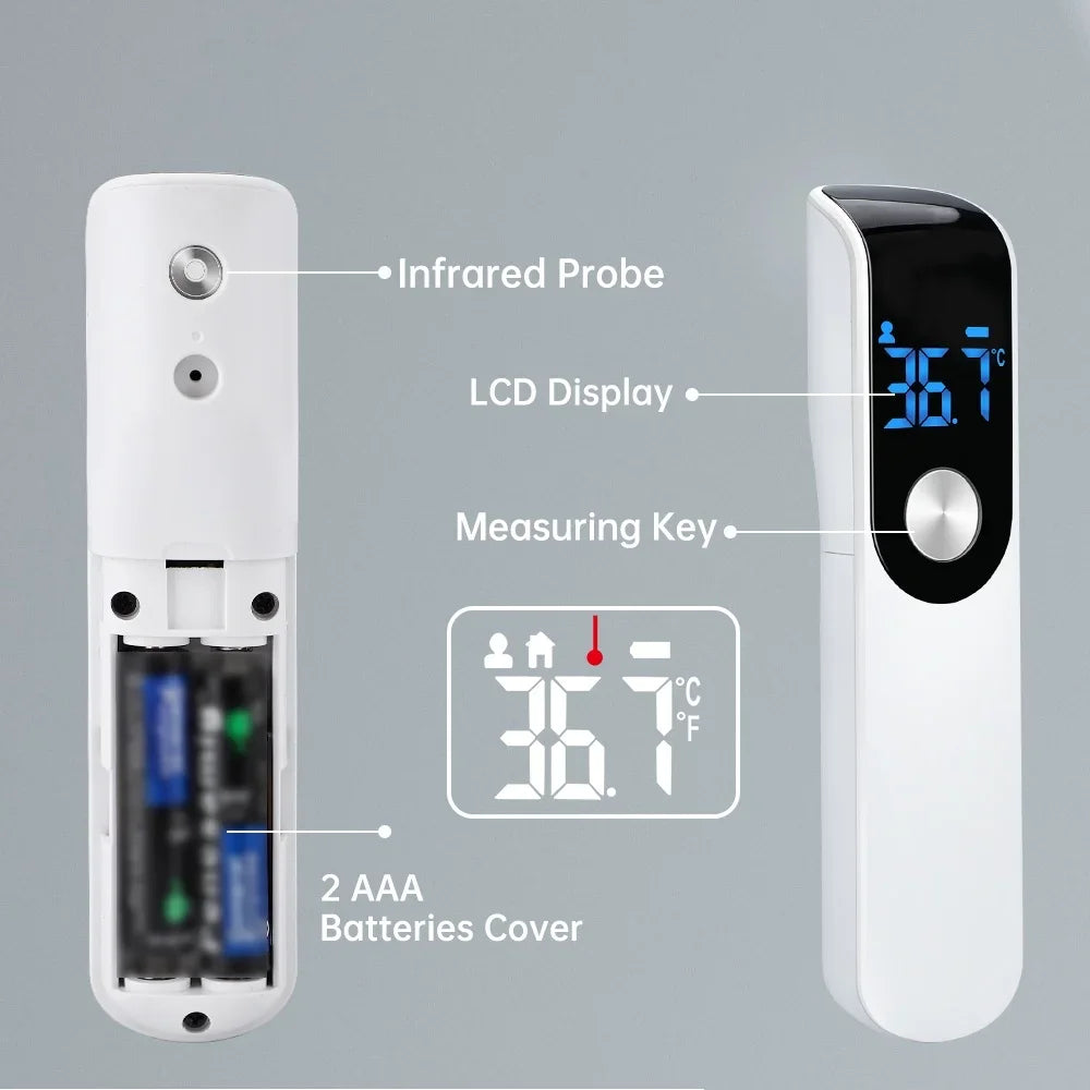 LCD Infrared Fever Thermometer: Non-Contact Body Temperature Measurement for All Ages