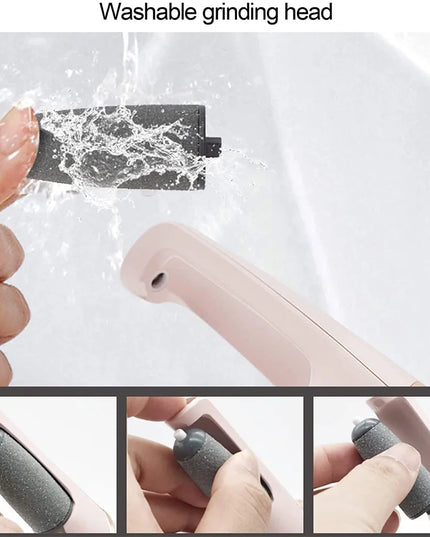 Rechargeable Foot File: Electric Pedicure Tool for Dead Skin and Callus Removal