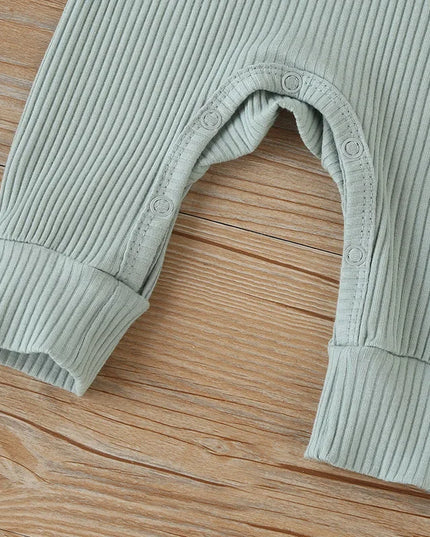Autumn Cotton Romper for Newborns: Long Sleeve Playsuit for Infants