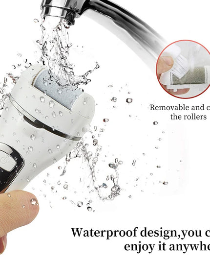 Professional Electric Foot Sandpaper File: Heels Grinding Tool for Dead Skin and Callus Removal