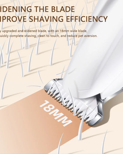Portable Nail Grooming Tool for Pets: Rechargeable Cordless Dog Paw Trimmer with LED Light