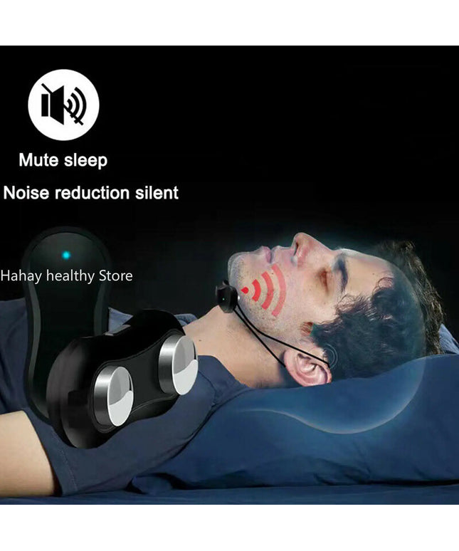 Smart Anti-Snoring Device: Portable USB Noise Reduction Muscle Stimulator for Better Sleep