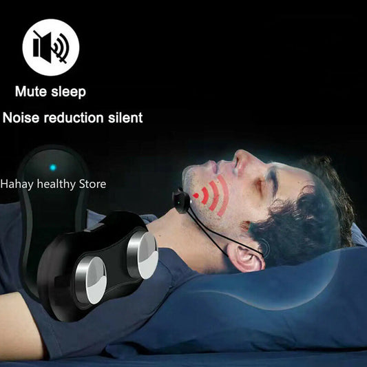 Smart Anti-Snoring Device: Portable USB Noise Reduction Muscle Stimulator for Better Sleep