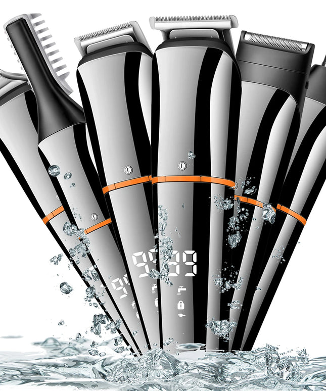 Multi hair trimmer men facial,beard,body grooming kits electric hair clipper nose ear trimer rechargeable