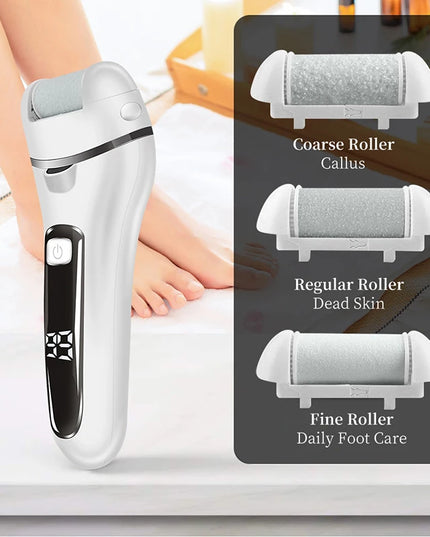 Professional Electric Foot Sandpaper File: Heels Grinding Tool for Dead Skin and Callus Removal