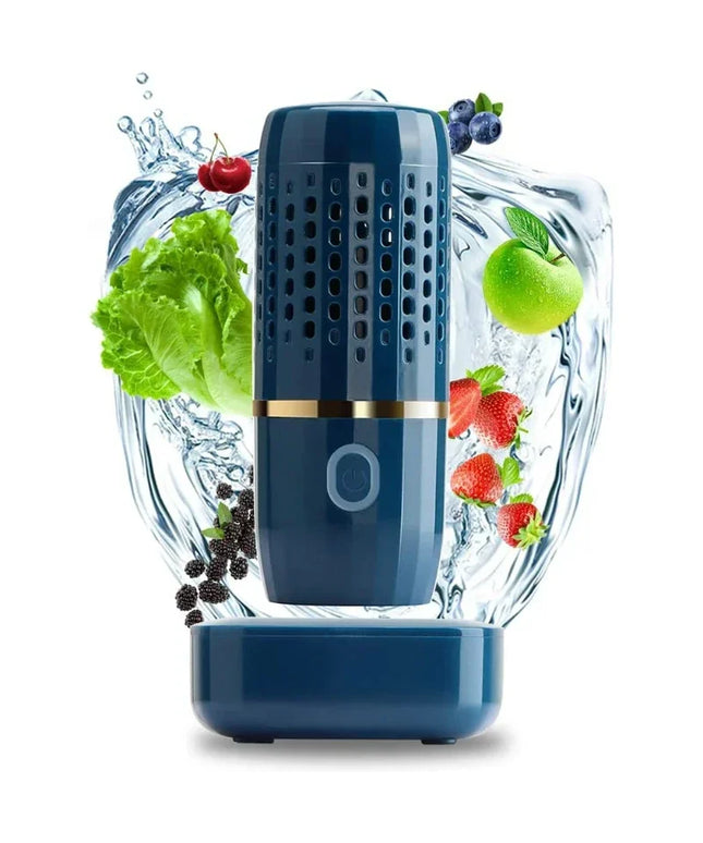 Portable Ultrasonic Fruit and Vegetable Washing Machine: Wireless Food Cleaner for Outdoor Use