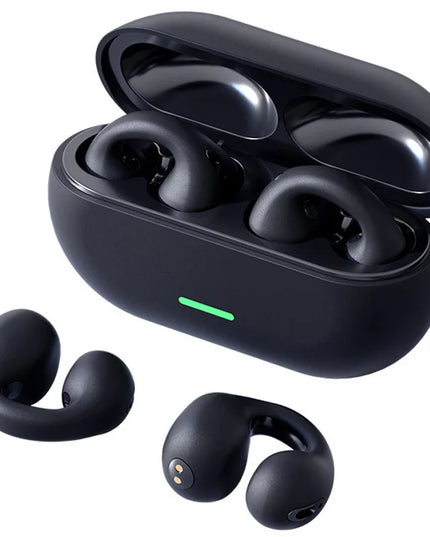 Bluetooth 5.3 Bone Conduction Headphones: Wireless Sports Earphones with HD Call and Noise Cancelling