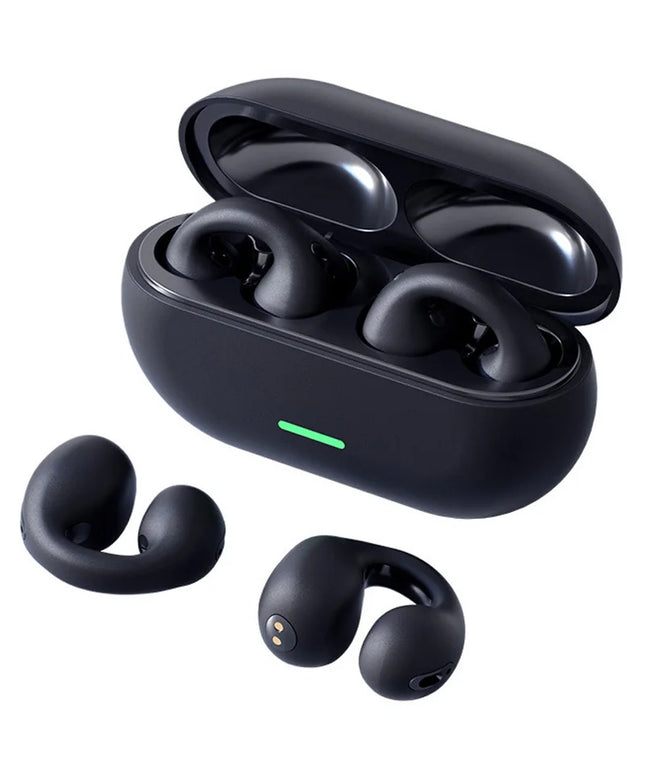 Bluetooth 5.3 Bone Conduction Headphones: Wireless Sports Earphones with HD Call and Noise Cancelling