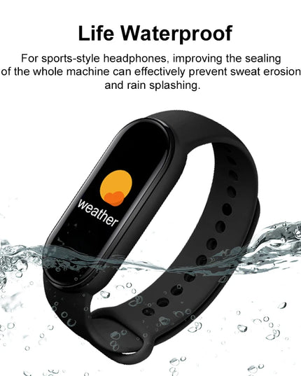 Multi-Function M6 Smart Bracelet: Waterproof Sports Watch with Fitness Tracking Features