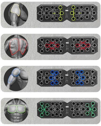 Gyroscopic Wrist Trainer & Push-Up Board: Portable Muscle Exercise Equipment with Handles