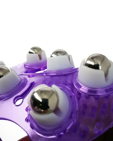 Roller Ball Massage Glove: Anti-Cellulite Massager for Pain Relief and Relaxation