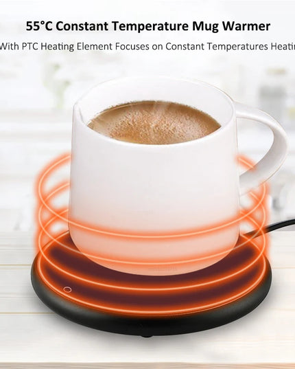 USB Mug Warmer: Electric Heating Coaster for Coffee, Tea, and Milk
