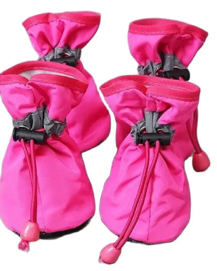 Waterproof Pet Dog/ Cat Shoes (4pcs): Non-Slip Rain Boots for Small Dogs and Cats