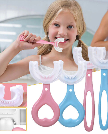 U-Shaped Children's Toothbrush