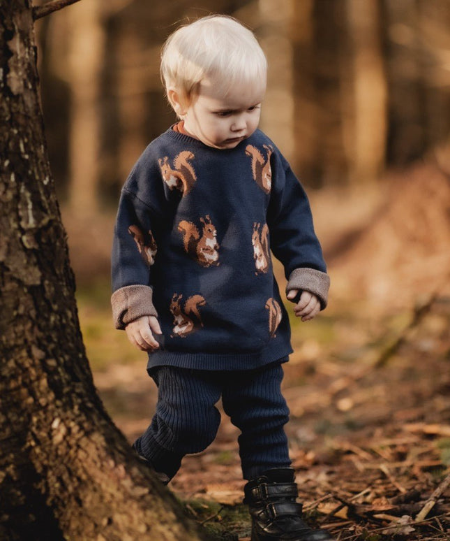 Buttery Soft Knit Pants Navy